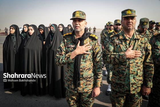 گزارش تصویری | مراسم استقبال از پیکر ۱۳ شهید گمنام دفاع مقدس در مشهد