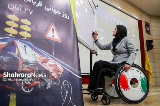 گزارش تصویری | مراسم روز جهانی یادمان قربانیان حوادث ترافیکی