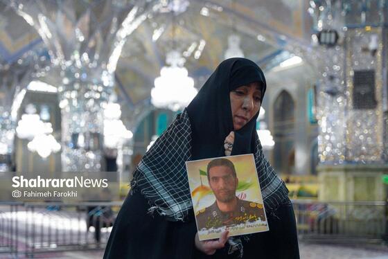 گزارش تصویری | آئین سیاه پوشی حرم مطهر امام رضا(ع)توسط مادران و همسران شهدا