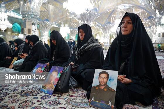 گزارش تصویری | آئین سیاه پوشی حرم مطهر امام رضا(ع)توسط مادران و همسران شهدا