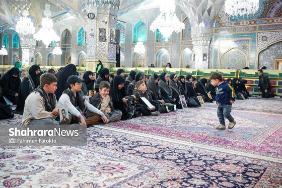 گزارش تصویری | آئین سیاه پوشی حرم مطهر امام رضا(ع)توسط مادران و همسران شهدا