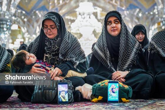 گزارش تصویری | آئین سیاه پوشی حرم مطهر امام رضا(ع)توسط مادران و همسران شهدا