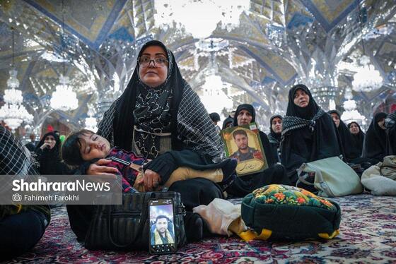 گزارش تصویری | آئین سیاه پوشی حرم مطهر امام رضا(ع)توسط مادران و همسران شهدا