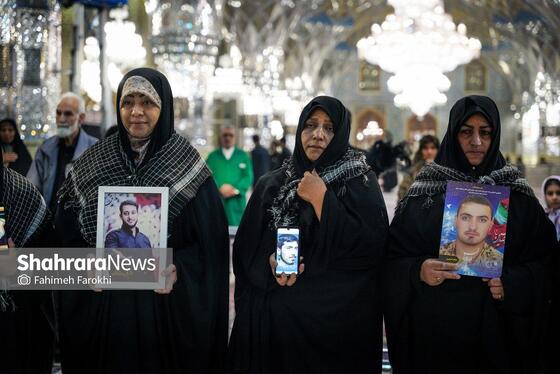 گزارش تصویری | آئین سیاه پوشی حرم مطهر امام رضا(ع)توسط مادران و همسران شهدا