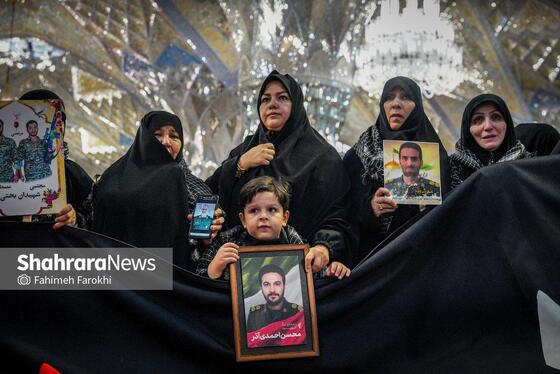 گزارش تصویری | آئین سیاه پوشی حرم مطهر امام رضا(ع)توسط مادران و همسران شهدا