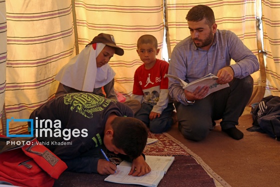 ایران زیباست | تحصیل در چادرهای عشایری