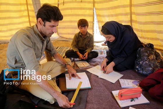 ایران زیباست | تحصیل در چادرهای عشایری