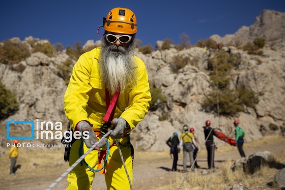 گزارش تصویری | تیم‌های واکنش سریع در کوهستان‌های «چالابه»