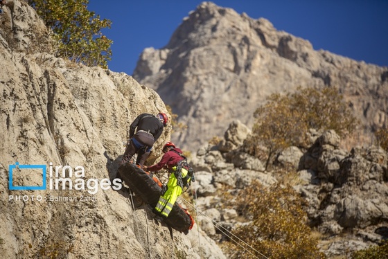 گزارش تصویری | تیم‌های واکنش سریع در کوهستان‌های «چالابه»