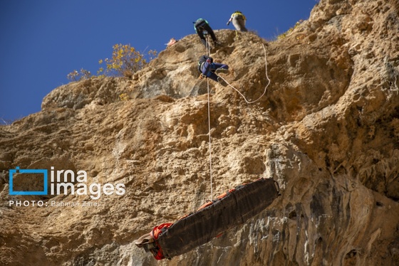 گزارش تصویری | تیم‌های واکنش سریع در کوهستان‌های «چالابه»