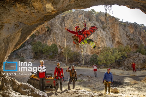 گزارش تصویری | تیم‌های واکنش سریع در کوهستان‌های «چالابه»