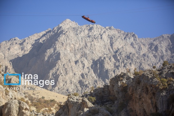 گزارش تصویری | تیم‌های واکنش سریع در کوهستان‌های «چالابه»