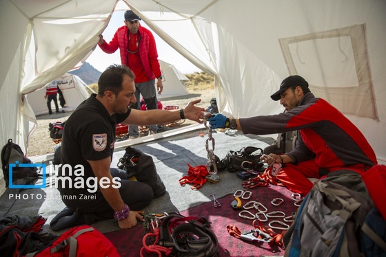 گزارش تصویری | تیم‌های واکنش سریع در کوهستان‌های «چالابه»