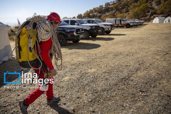 گزارش تصویری | تیم‌های واکنش سریع در کوهستان‌های «چالابه»