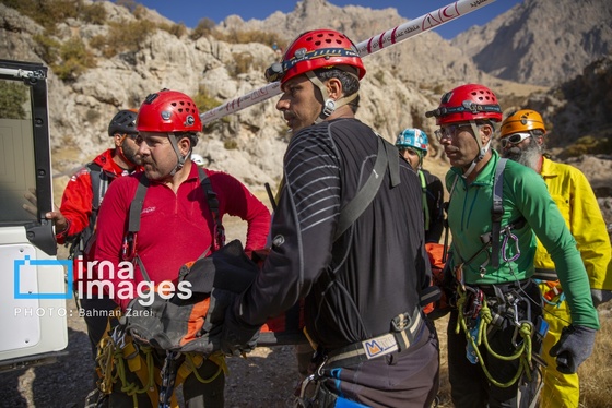 گزارش تصویری | تیم‌های واکنش سریع در کوهستان‌های «چالابه»