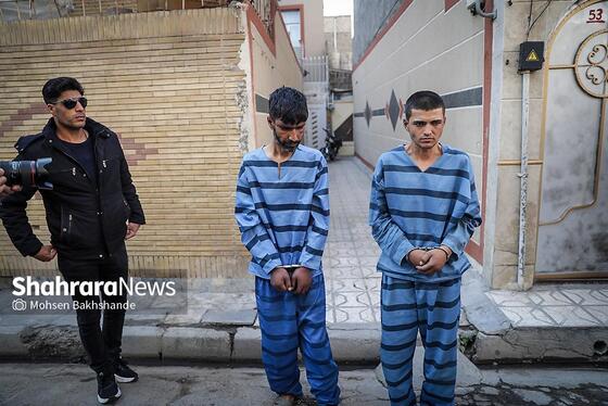 زورگیران ساطوربه‌دست از اتباع هستند | چهره متهمان برای شناسایی دیگر شاکیان منتشر شد + عکس و فیلم