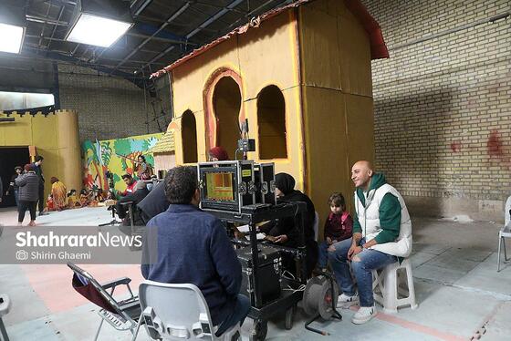 گزارش تصویری | بازدید شهردار مشهد از پشت‌صحنه فیلم سینمایی «کاکا لوتی»