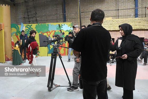 گزارش تصویری | بازدید شهردار مشهد از پشت‌صحنه فیلم سینمایی «کاکا لوتی»