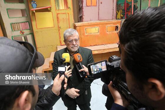 گزارش تصویری | بازدید شهردار مشهد از پشت‌صحنه فیلم سینمایی «کاکا لوتی»