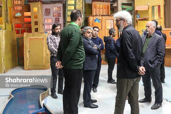 گزارش تصویری | بازدید شهردار مشهد از پشت‌صحنه فیلم سینمایی «کاکا لوتی»