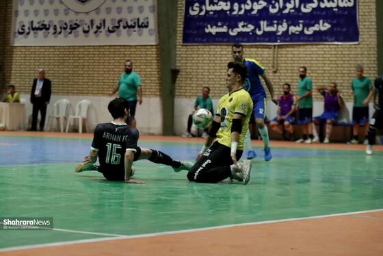 گزارش تصویری | هفته ششم لیگ دسته اول فوتسال | مسابقه وفاشمش مشهد و آرمان زنجان