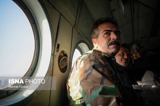 گزارش تصویری | عملیات مهار آتش‌سوزی مناطق کوهستانی روستاهای دلیر و الیت