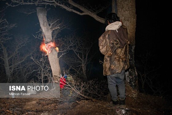 گزارش تصویری | عملیات مهار آتش‌سوزی مناطق کوهستانی روستاهای دلیر و الیت
