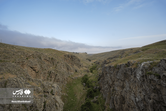 گزارش تصویری | پل معلق «ورگه‌سران»، نوآوری ایرانی در ارتفاع ۱۰۰ متری