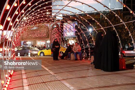 گزارش تصویری | موکب های سطح شهر مشهد در آستانه شهادت حضرت زهرا (س)