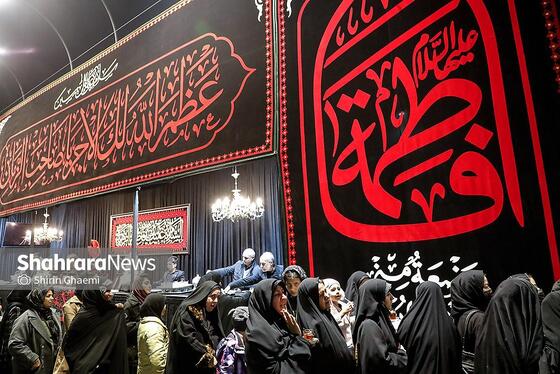 گزارش تصویری | موکب های سطح شهر مشهد در آستانه شهادت حضرت زهرا (س)