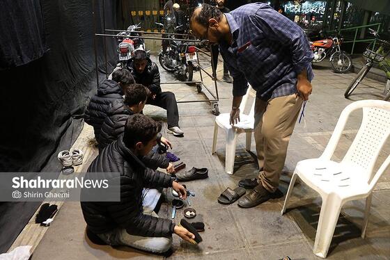 گزارش تصویری | موکب های سطح شهر مشهد در آستانه شهادت حضرت زهرا (س)