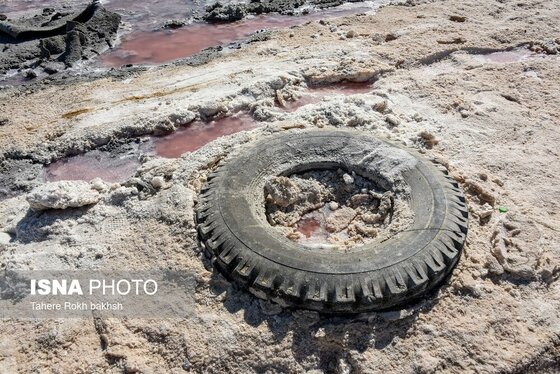 گزارش تصویری | خشک شدن دریاچه مهارلو - شیراز