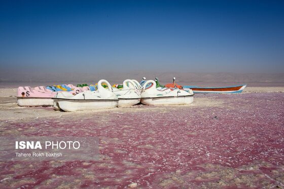 گزارش تصویری | خشک شدن دریاچه مهارلو - شیراز