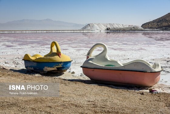 گزارش تصویری | خشک شدن دریاچه مهارلو - شیراز