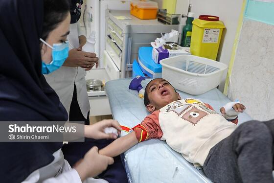 گزارش تصویری | بیمارستان دکتر شیخ مشهد در موج جدید آنفلوآنزا