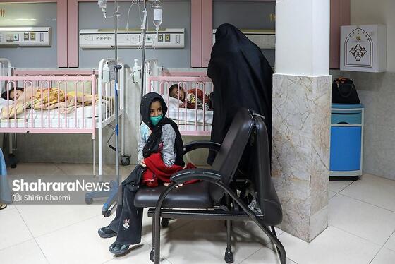 گزارش تصویری | بیمارستان دکتر شیخ مشهد در موج جدید آنفلوآنزا