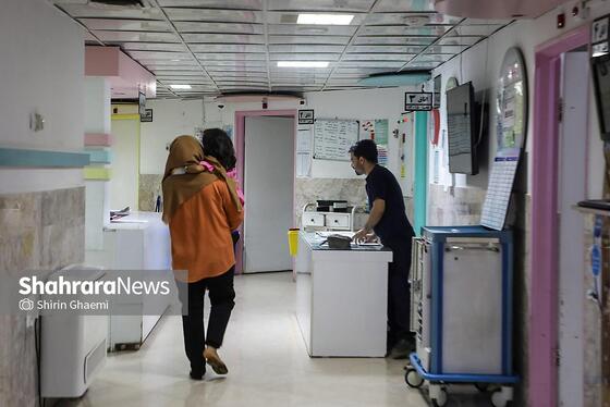 گزارش تصویری | بیمارستان دکتر شیخ مشهد در موج جدید آنفلوآنزا