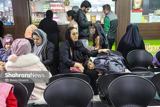 گزارش تصویری | بیمارستان دکتر شیخ مشهد در موج جدید آنفلوآنزا