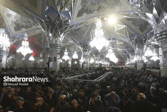گزارش تصویری | آیین وداع با پیکر ۱۳ شهید گمنام در حرم مطهر رضوی