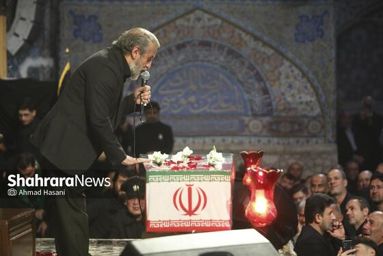 گزارش تصویری | آیین وداع با پیکر ۱۳ شهید گمنام در حرم مطهر رضوی