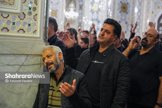 گزارش تصویری | عزاداری هئیت باغ گندم یزد در حرم مطهر رضوی