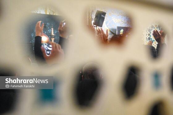 گزارش تصویری | عزاداری هئیت باغ گندم یزد در حرم مطهر رضوی