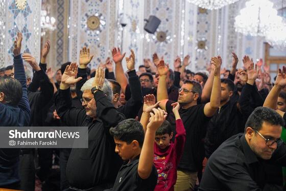 گزارش تصویری | عزاداری هئیت باغ گندم یزد در حرم مطهر رضوی