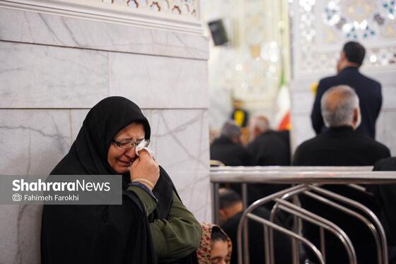 گزارش تصویری | عزاداری هئیت باغ گندم یزد در حرم مطهر رضوی