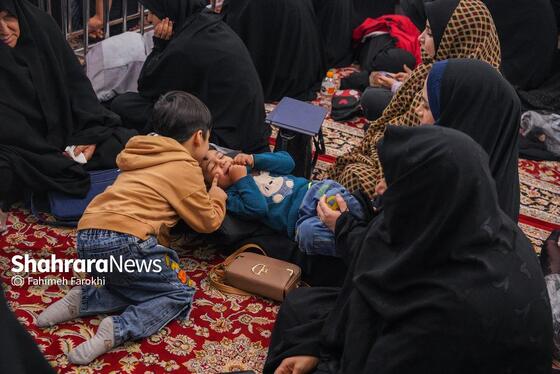 گزارش تصویری | عزاداری هئیت باغ گندم یزد در حرم مطهر رضوی