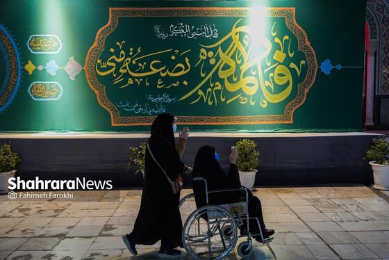 گزارش تصویری | حال و هوای حرم مطهر رضوی در شب شهادت ام‌ابیها،حضرت زهرا (س)