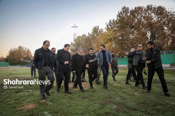 گزارش تصویری | بازدید از چند پروژه فرهنگی و ورزشی سطح شهر