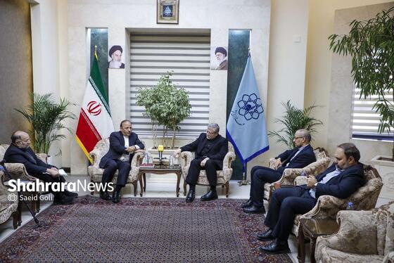 گزارش تصویری | نشست صمیمی شهردار مشهد مقدس با فرستاده ویژه وزیر امور خارجه در حوزه شرق کشور