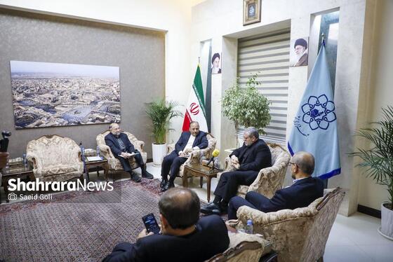 گزارش تصویری | نشست صمیمی شهردار مشهد مقدس با فرستاده ویژه وزیر امور خارجه در حوزه شرق کشور