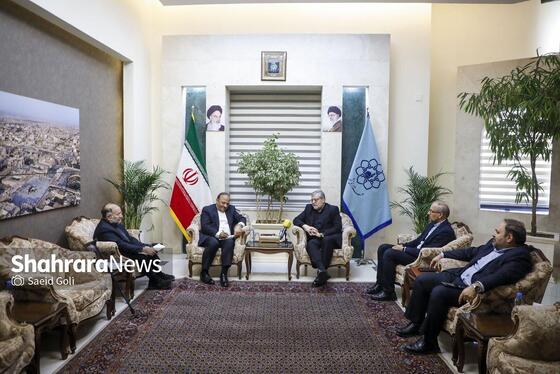 گزارش تصویری | نشست صمیمی شهردار مشهد مقدس با فرستاده ویژه وزیر امور خارجه در حوزه شرق کشور